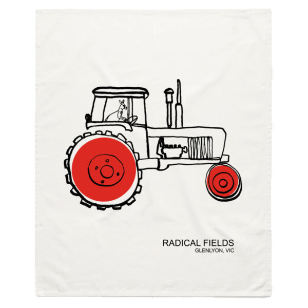 Radical Fields' Tractor Teatowel Thumbnail