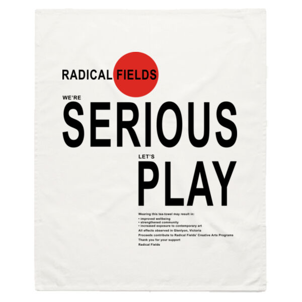 Radical Fields' Serious Play Tea Towel Thumbnail